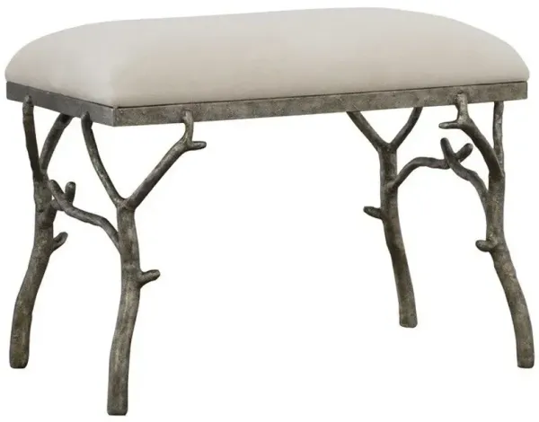 Uttermost Lismore Off-White Small Bench