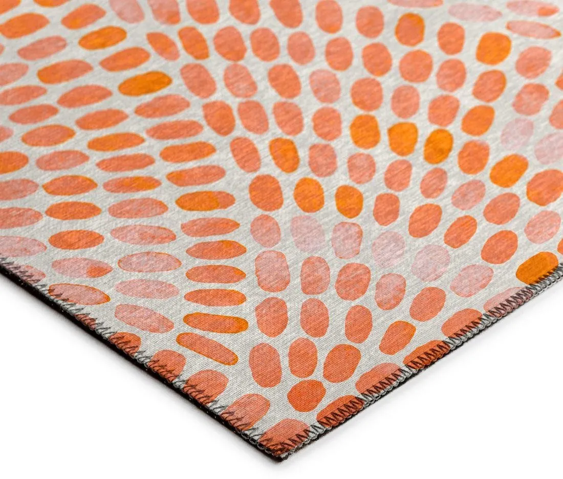 SEABREEZE SALMON 5'X8' AREA RUG