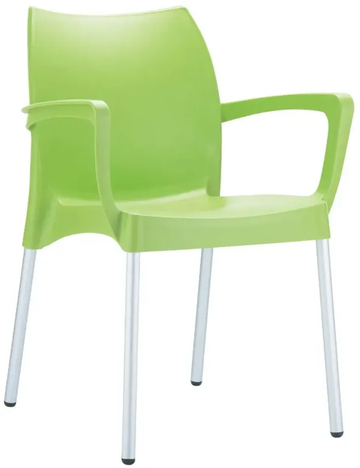 Compamia Dolce Resin Outdoor Arm Patio Chair Apple Green