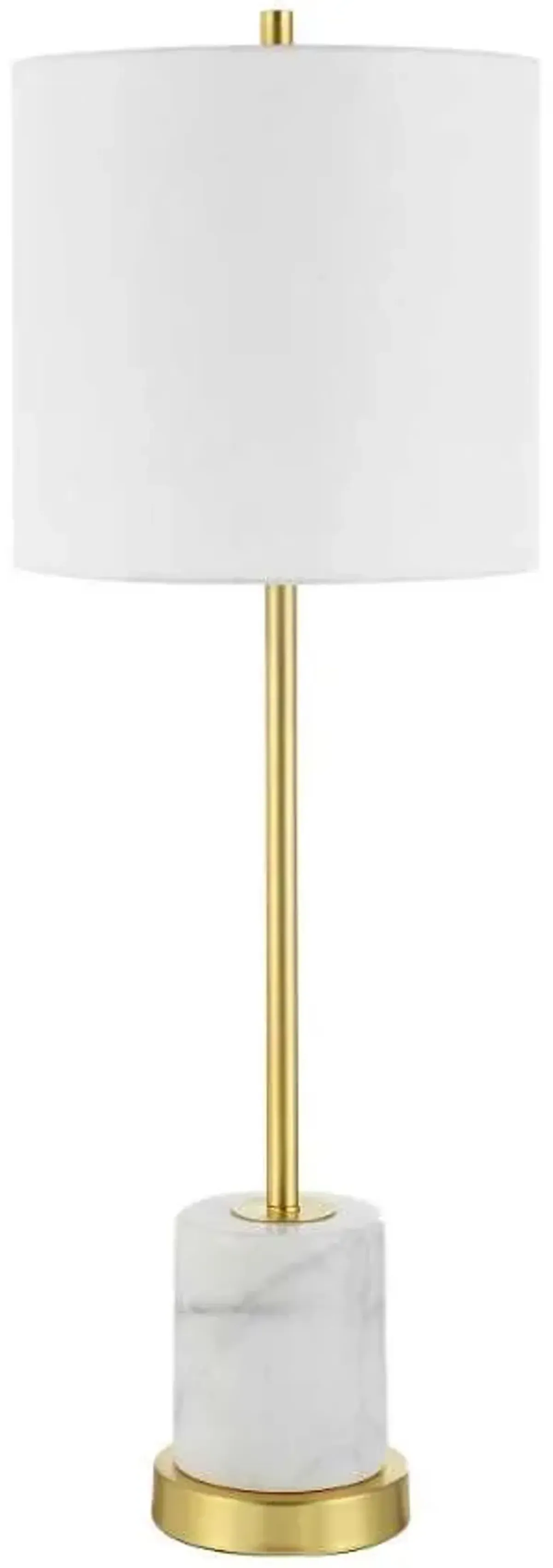 Uttermost Turret Gold/White Buffet Lamp