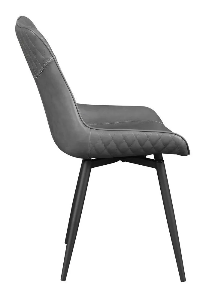 SWIVEL DINING CHAIR GREY