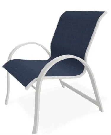 ARUBA HIGH BACK STACKABLE OUTDOOR DINING ARMCHAIR