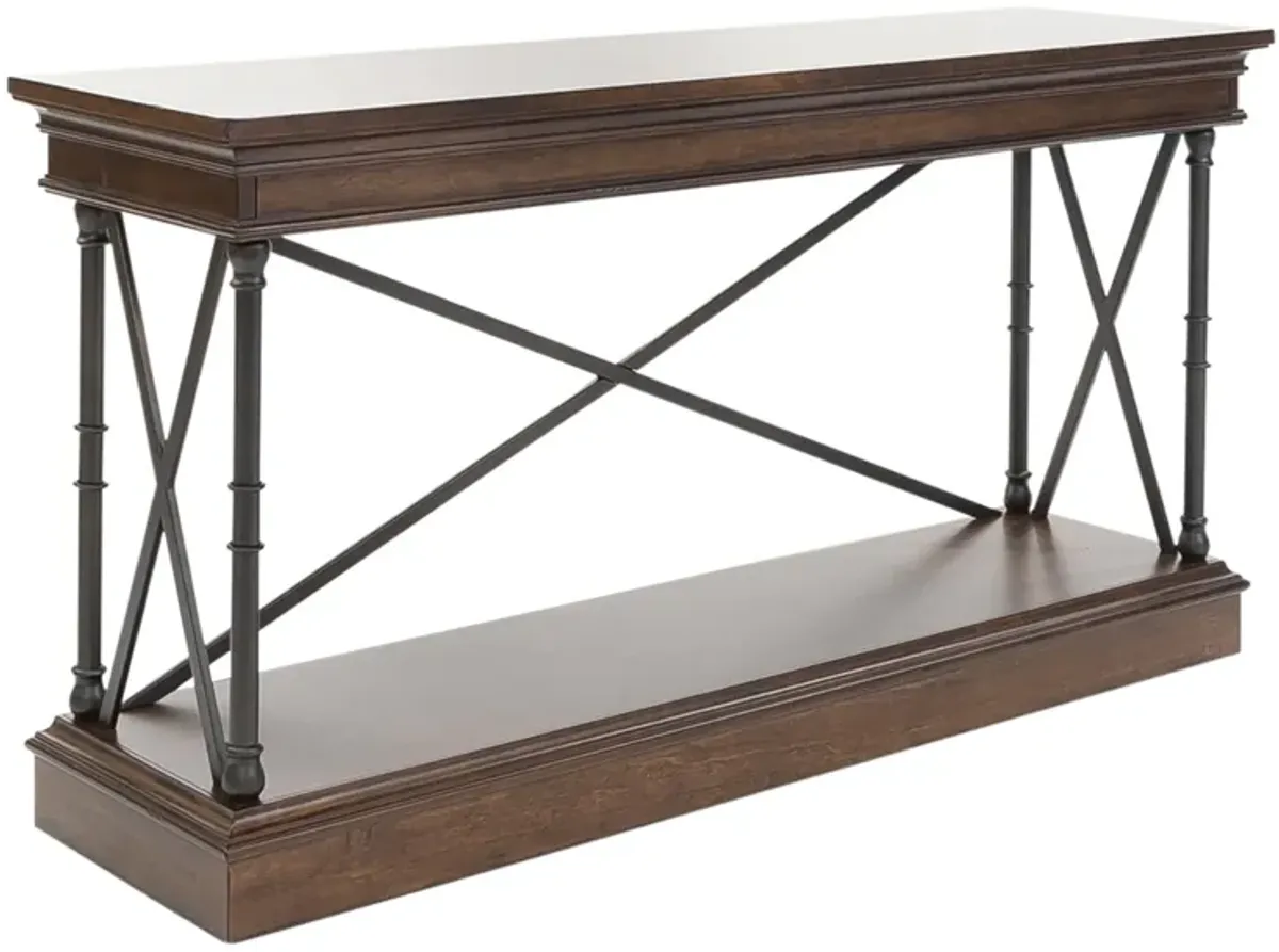 Liberty Furniture Tribeca Cordovan Brown Sofa Table