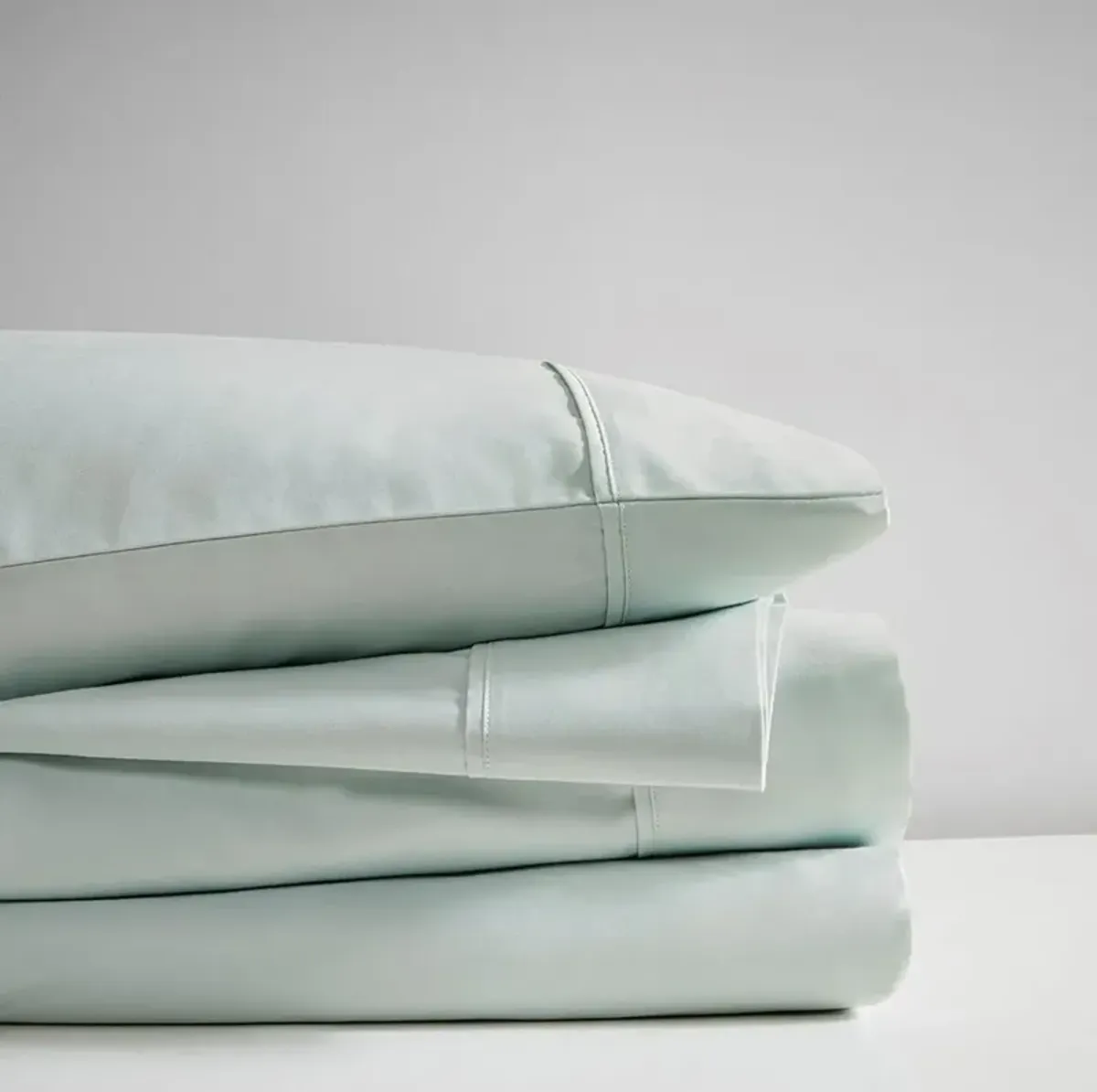 Olliix Beautyrest California King Seafoam 600 Thread Count Cooling Cotton Blend Sheet Set