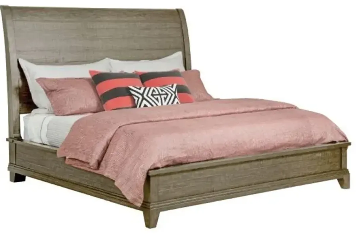 Kincaid Plank Road Stone Eastburn Sleigh King Bed