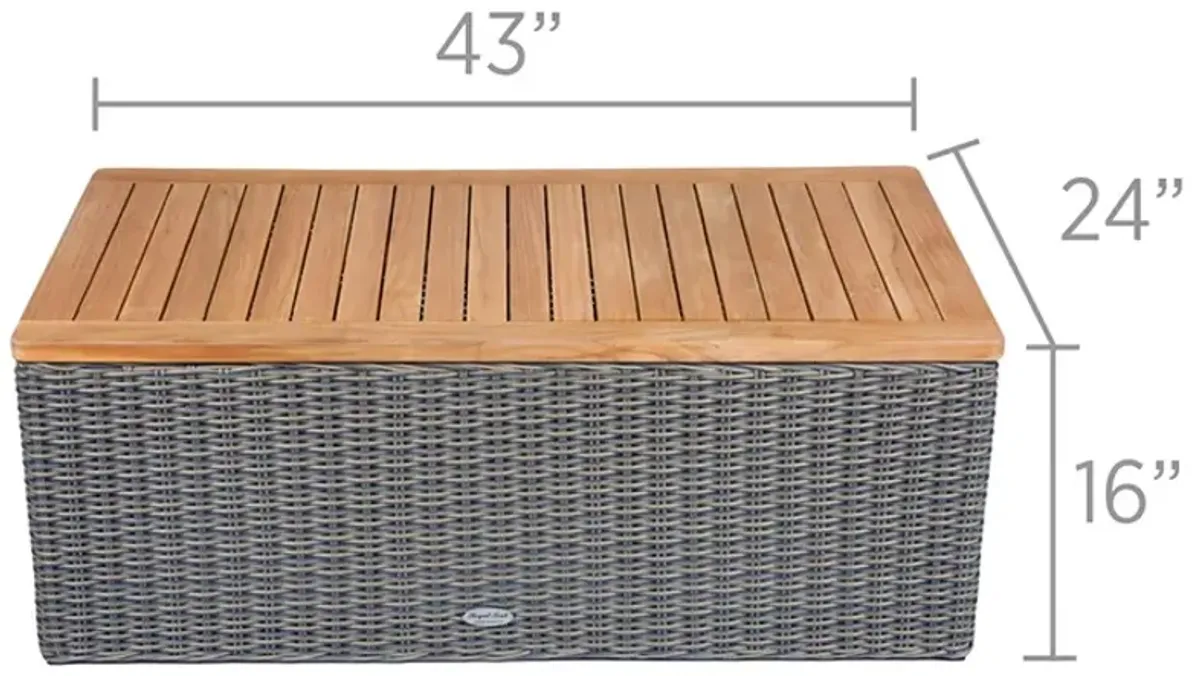 SANIBEL OUTDOOR COFFEE TABLE