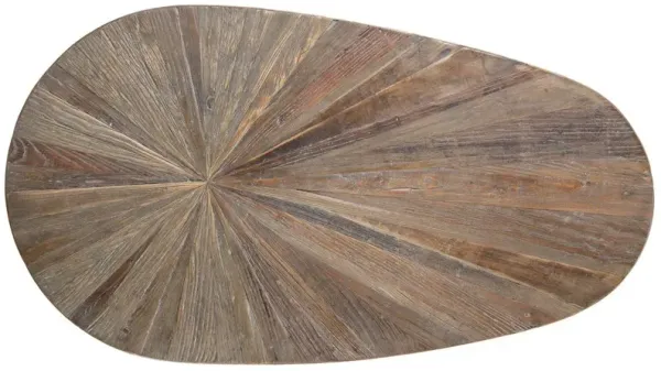 LEVENI WEATHERED GRAY COFFEE TABLE