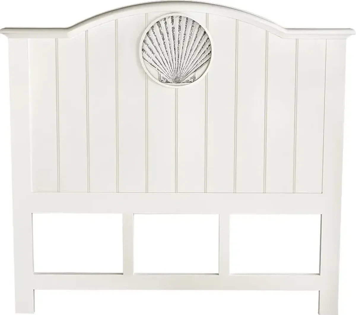 Madison Avenue Sea Haven White King Headboard