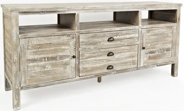 ARTISAN'S CRAFT 70 INCH MEDIA CONSOLE WASHED GREY