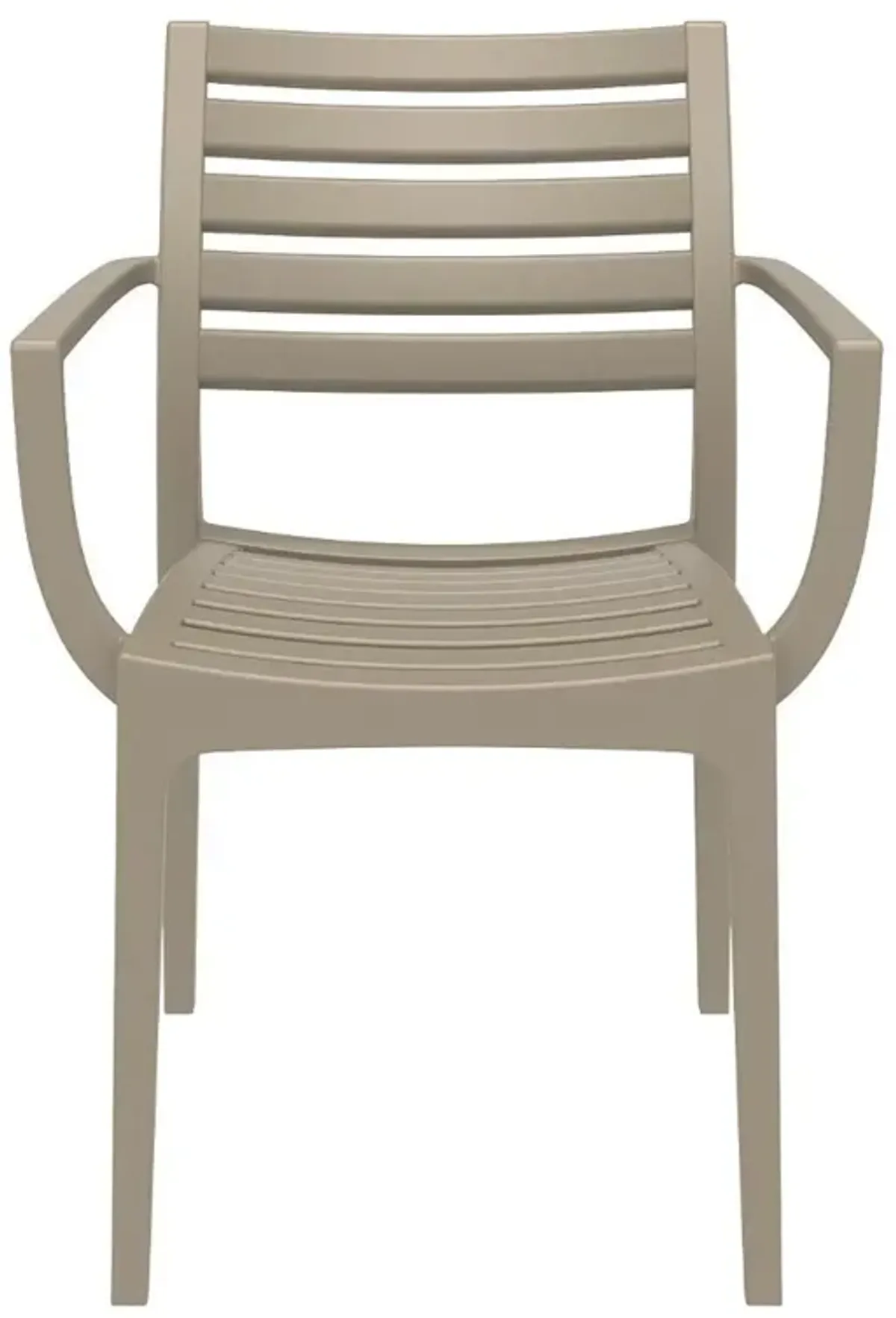 Compamia Artemis Outdoor Dining Arm Chair Taupe