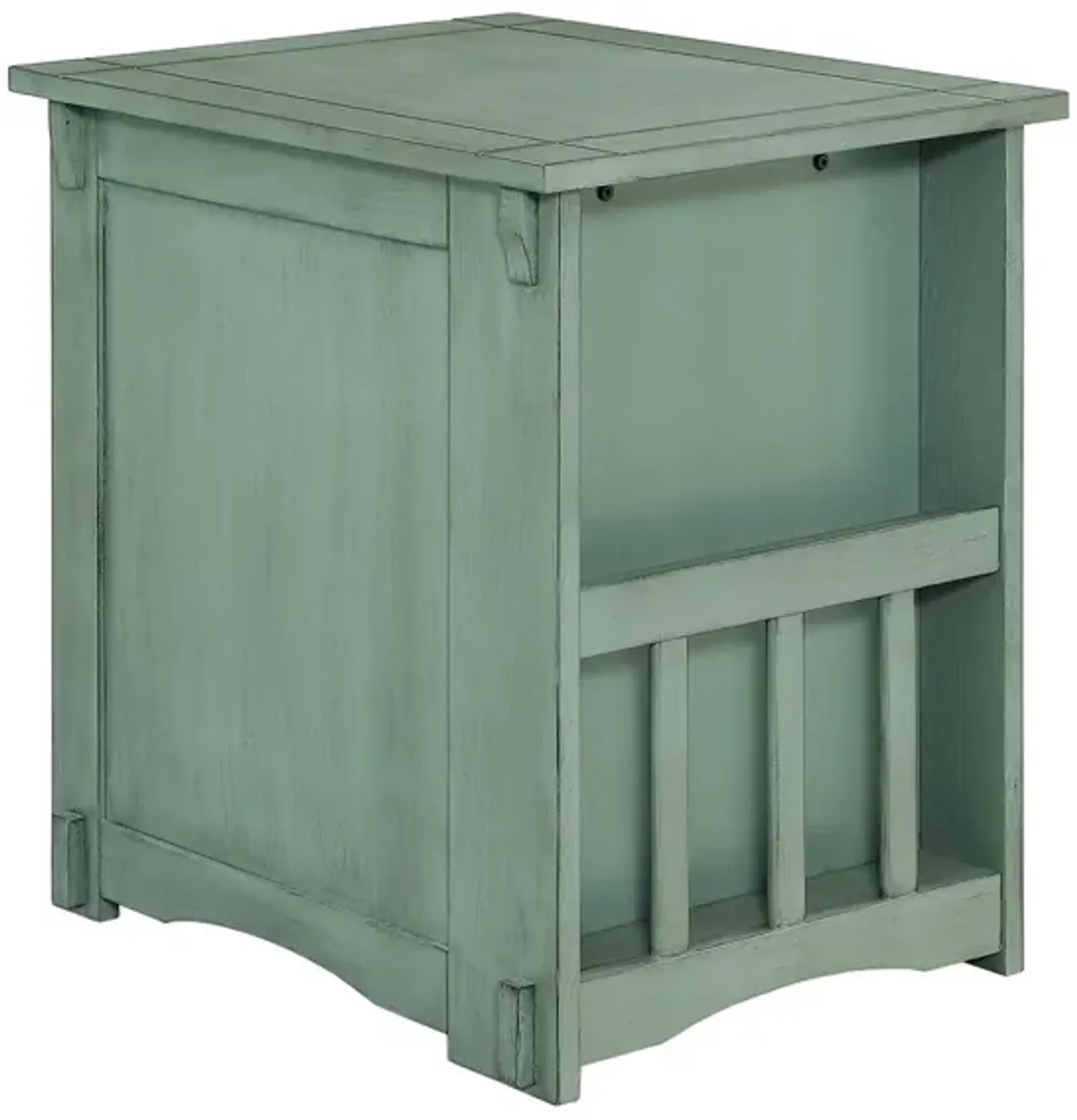 Powell Parnell Side Table Teal