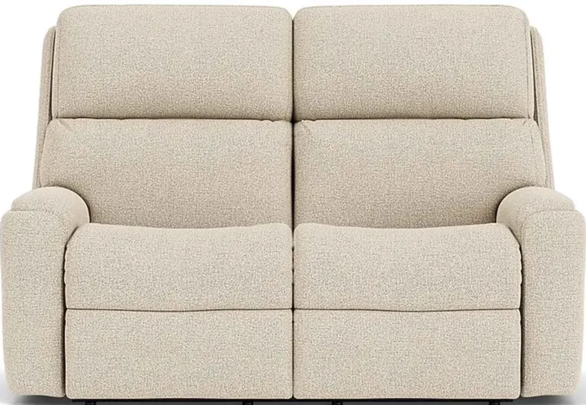 Flexsteel Rio Twine Reclining Loveseat