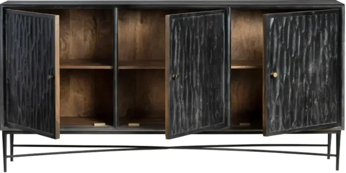 Crestview Richmond Black Sideboard