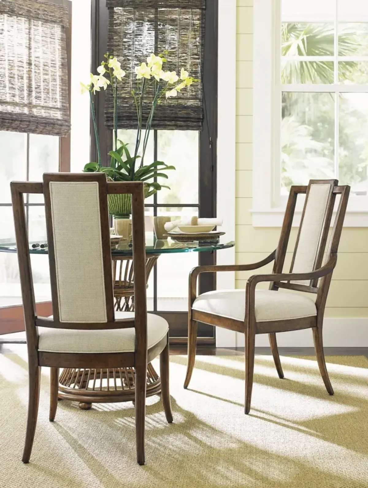 Tommy Bahama Home by Lexington Bali Hai St. Barts Splat Back Arm Chair