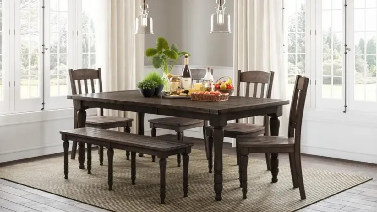 Jofran Madison County Ext Dining Table Barnwood