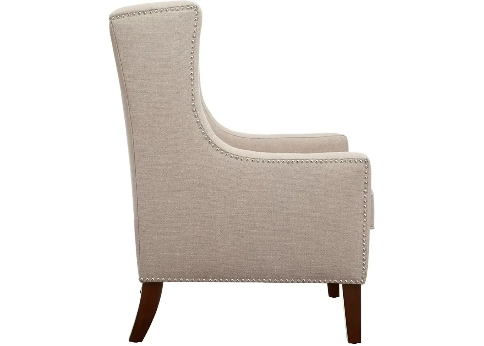 Olliix Madison Park Linen Barton Wing Chair