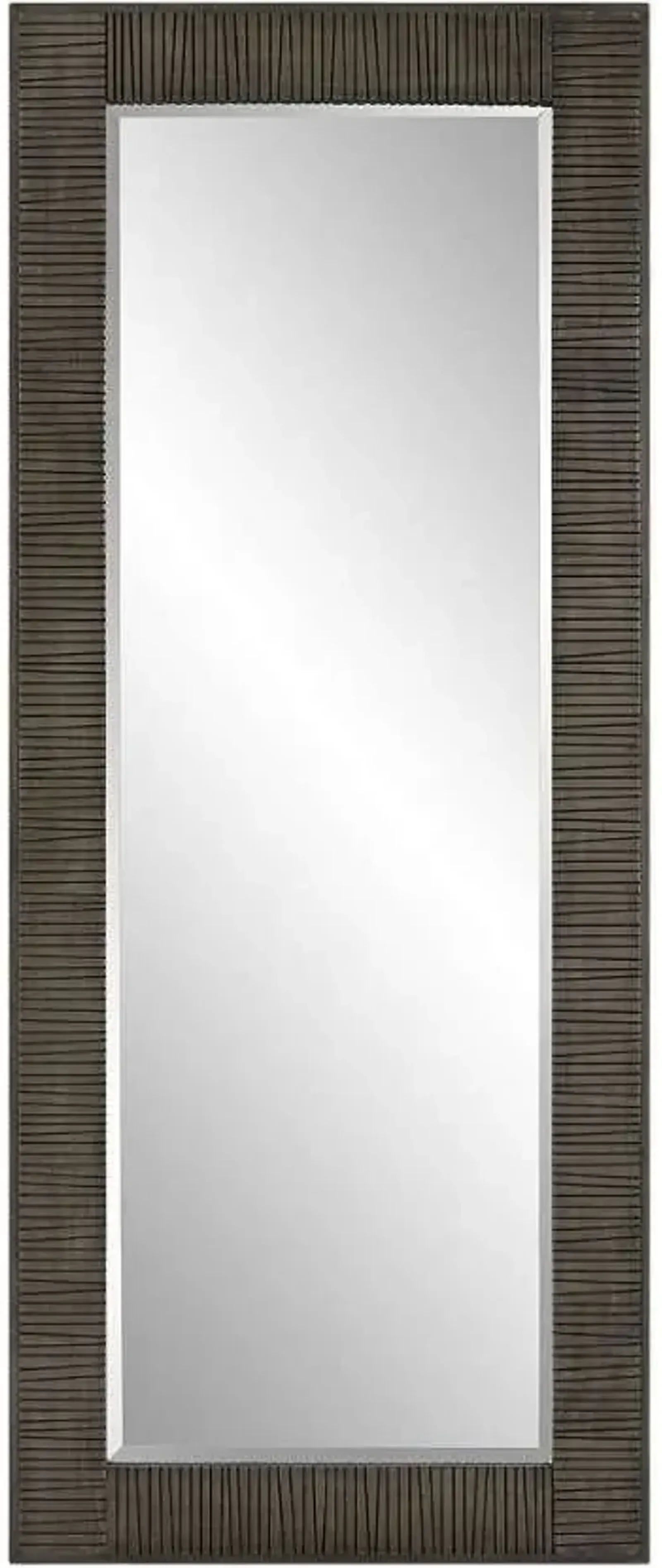 Uttermost Figaro Aged Gray Floor Mirror