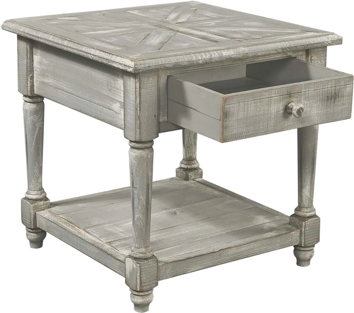 HINSDALE GREYWOOD SQUARE END TABLE