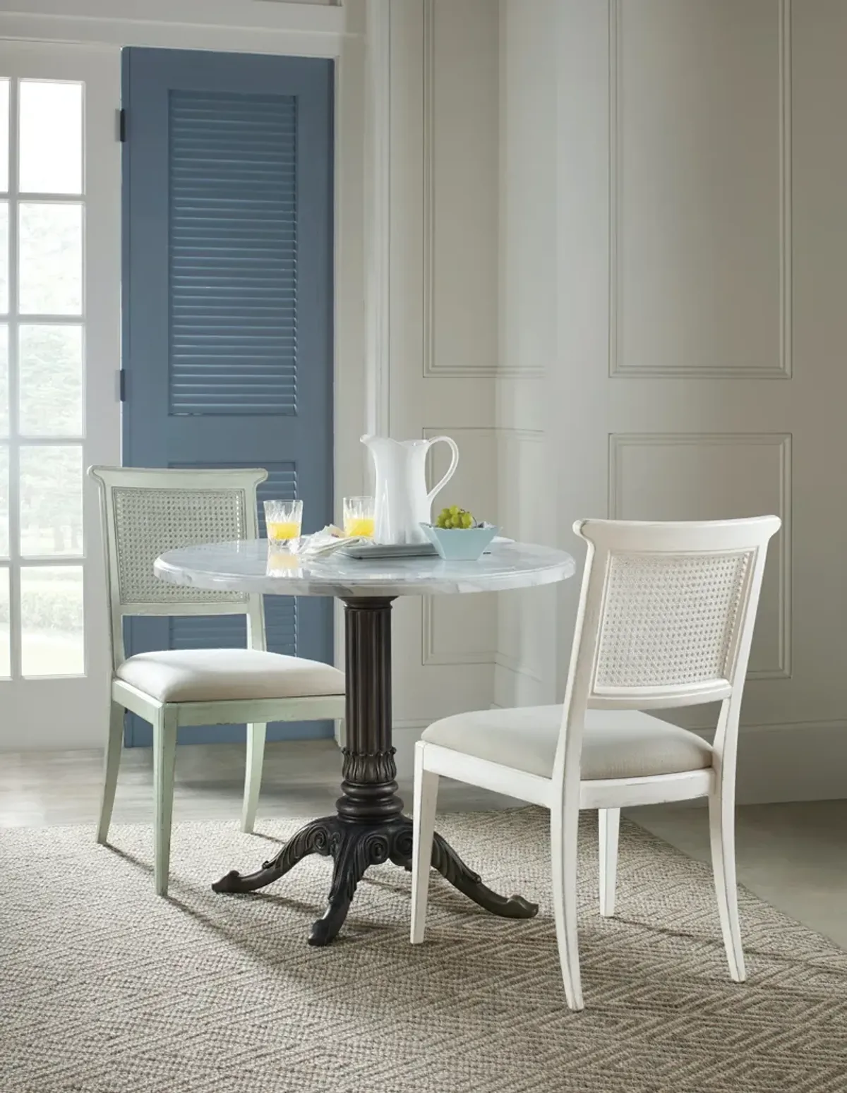 Hooker Furniture Charleston Oyster Upholstered Seat Side Chair