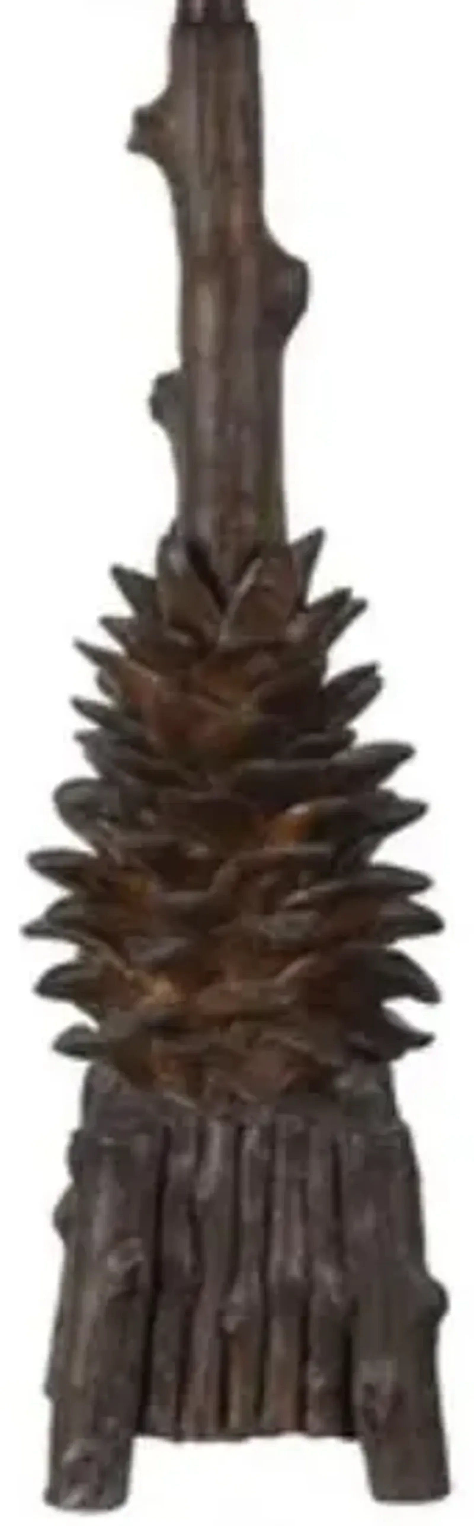 Crestview The Standing Pinecone Beige/Dark Brown Table Lamp