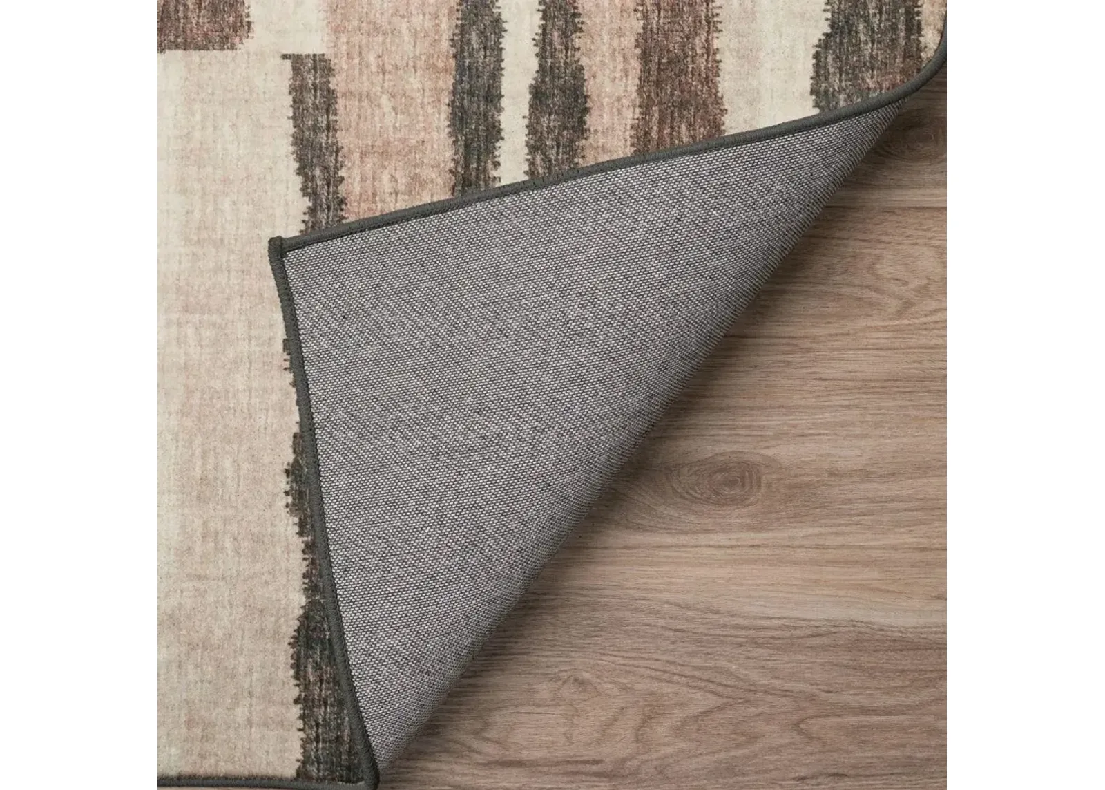 Dalyn Abstract Striped Brisbane 5'X8' Area Rug in Earthy Tones