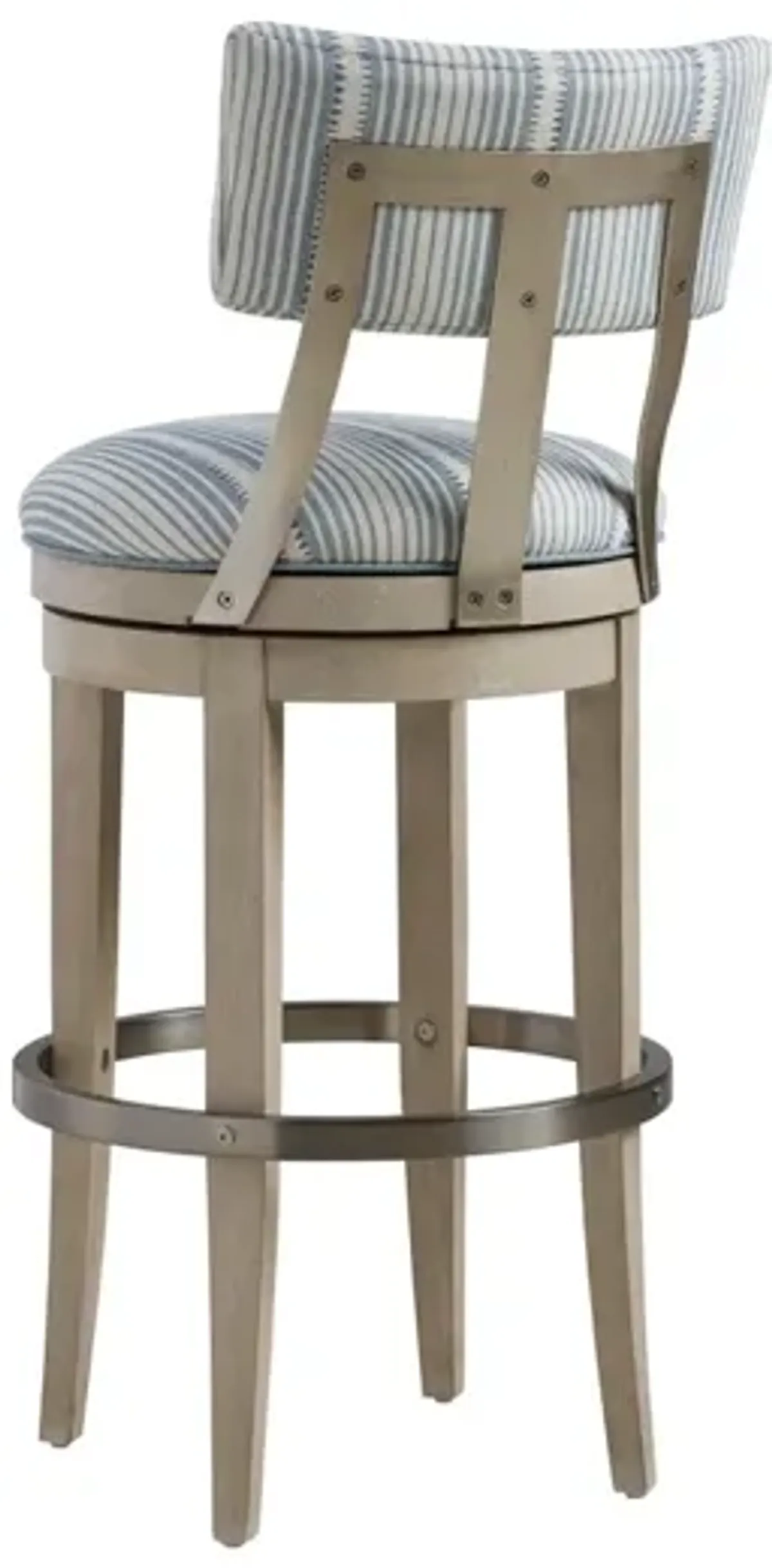 Barclay Butera by Lexington Malibu Cliffside Swivel Upholstered Bar Stool