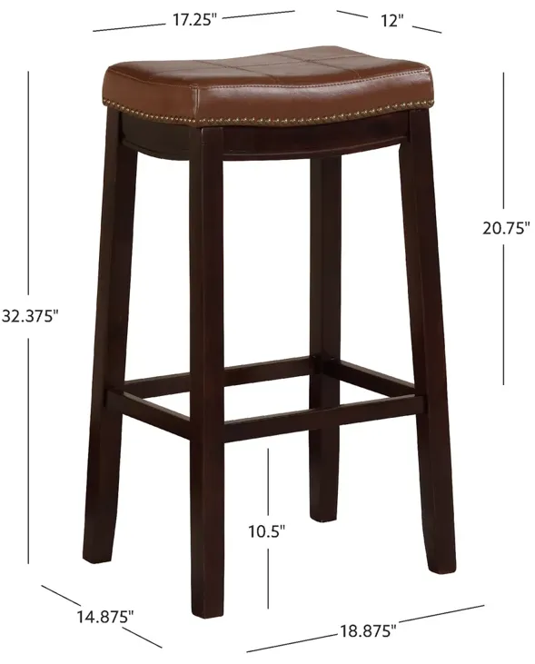 CLARIDGE COGNAC BAR STOOL