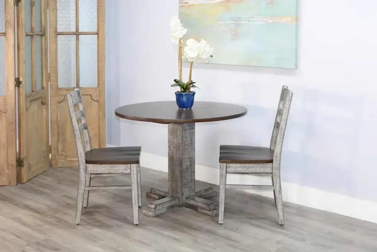 Sunny Designs Homestead Hills Tobacco Leaf & Alpine Grey Drop Leaf Dining Table