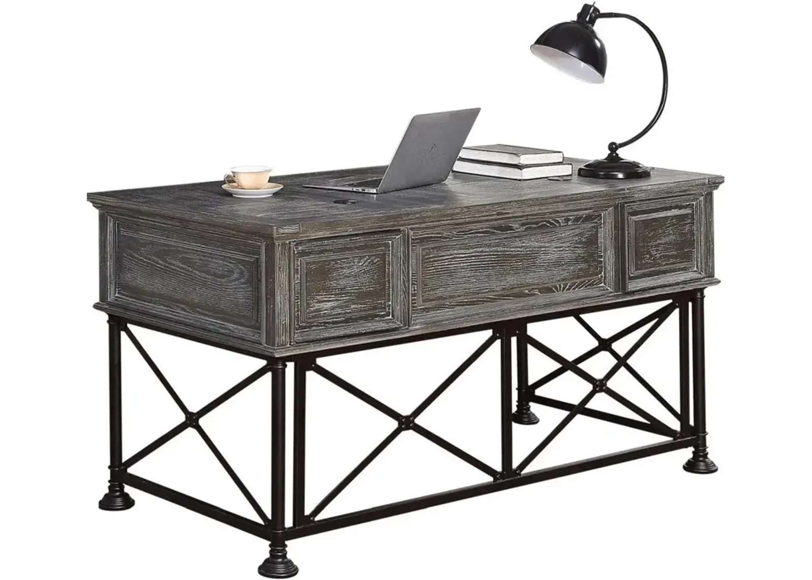 Gramercy Park Collection Writing Desk - Vintage Burnished Smoke