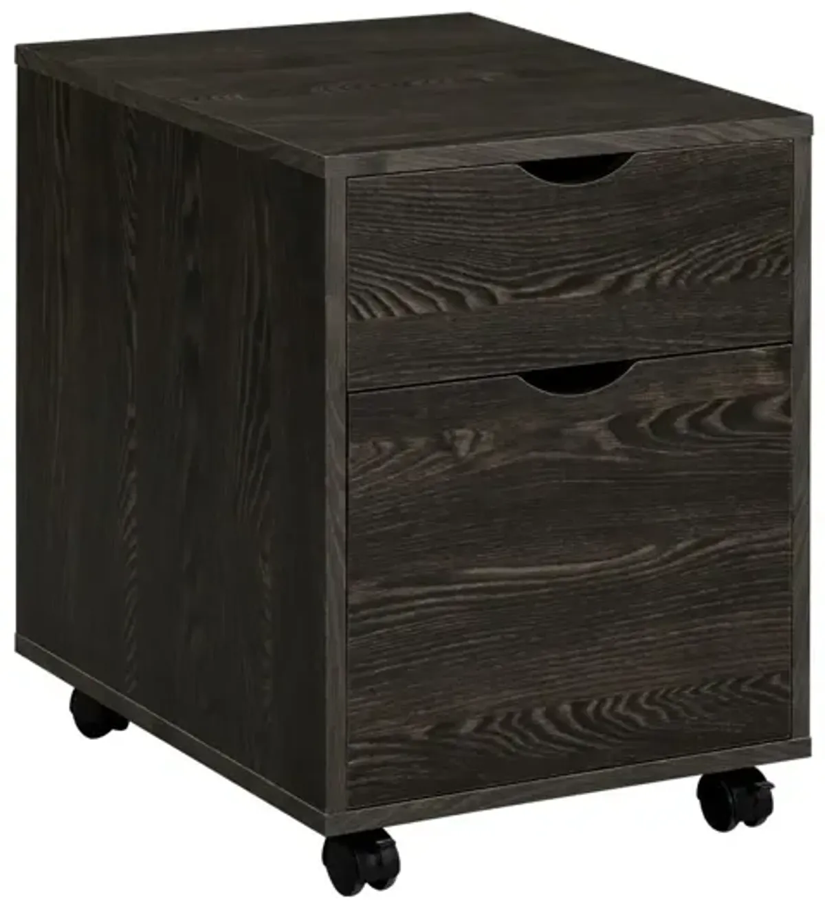 Coaster Noorvik 2-Drawer Home Office Mobile File Cabinet Dark Oak