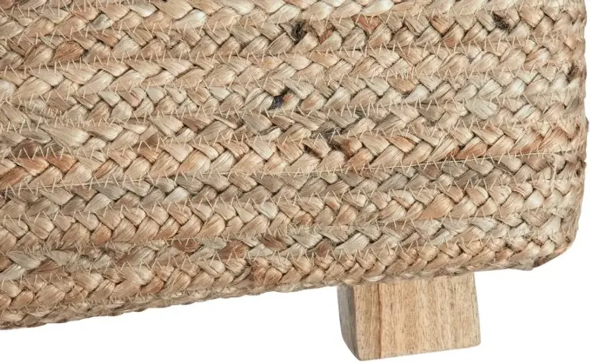 Martin Svensson Biscayne Woven Jute Square Coffee Table in Natural