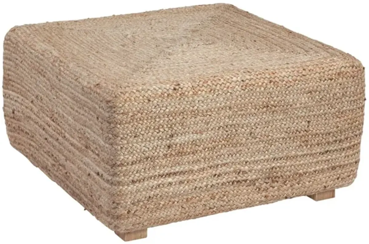 Martin Svensson Biscayne Woven Jute Square Coffee Table in Natural