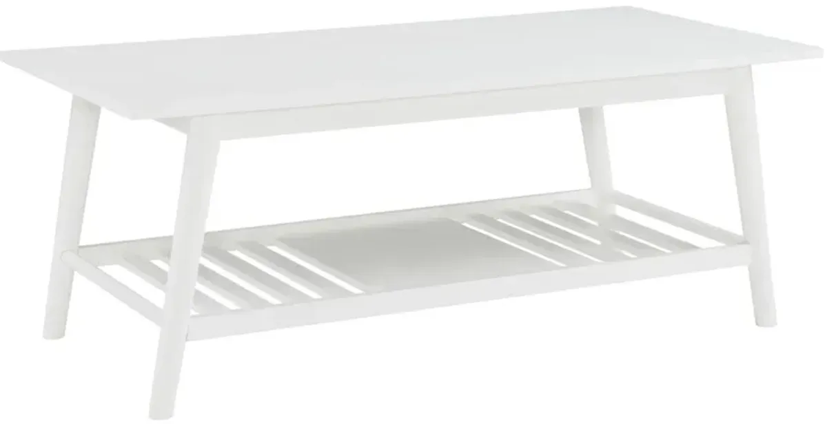 Linon Charlotte Coffee Table White