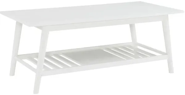 Linon Charlotte Coffee Table White