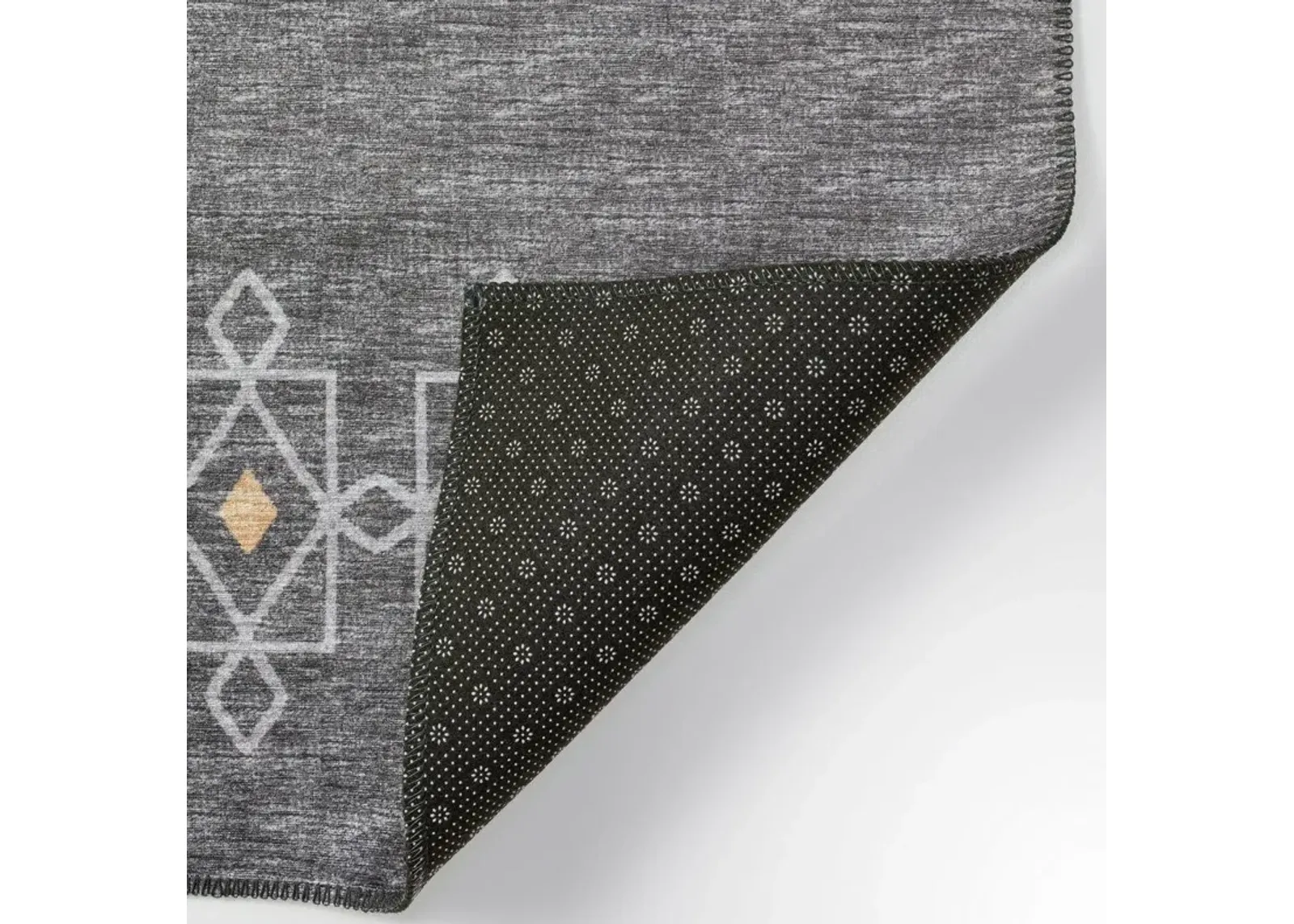 Dalyn Chic Diamond Soft Charcoal Trellis 5'X8' Area Rug