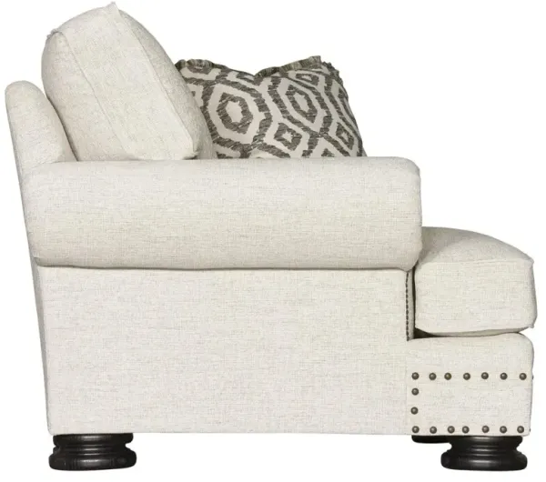 Bernhardt Foster White Fabric Chair