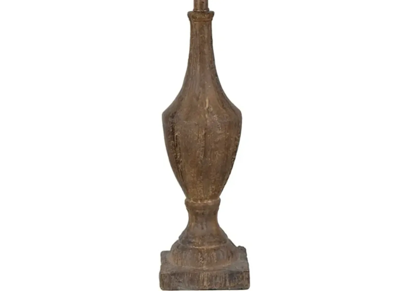 Crestview Rustic Finial Rustic Cast Iron Buffet Lamp