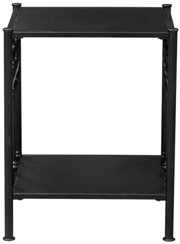 Liberty Furniture Vintage Black Open Nightstand
