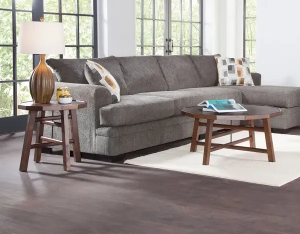 PAISLEY COCKTAIL TABLE BROWN