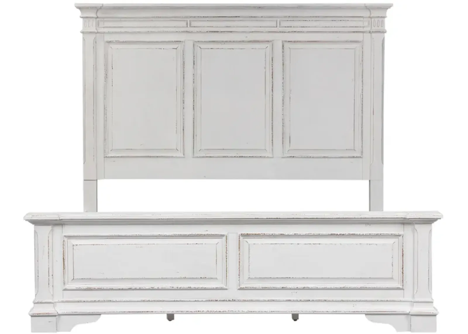 Liberty Furniture Complete California King Set Panel Bed, Dresser, Mirror & Chest Abbey Park