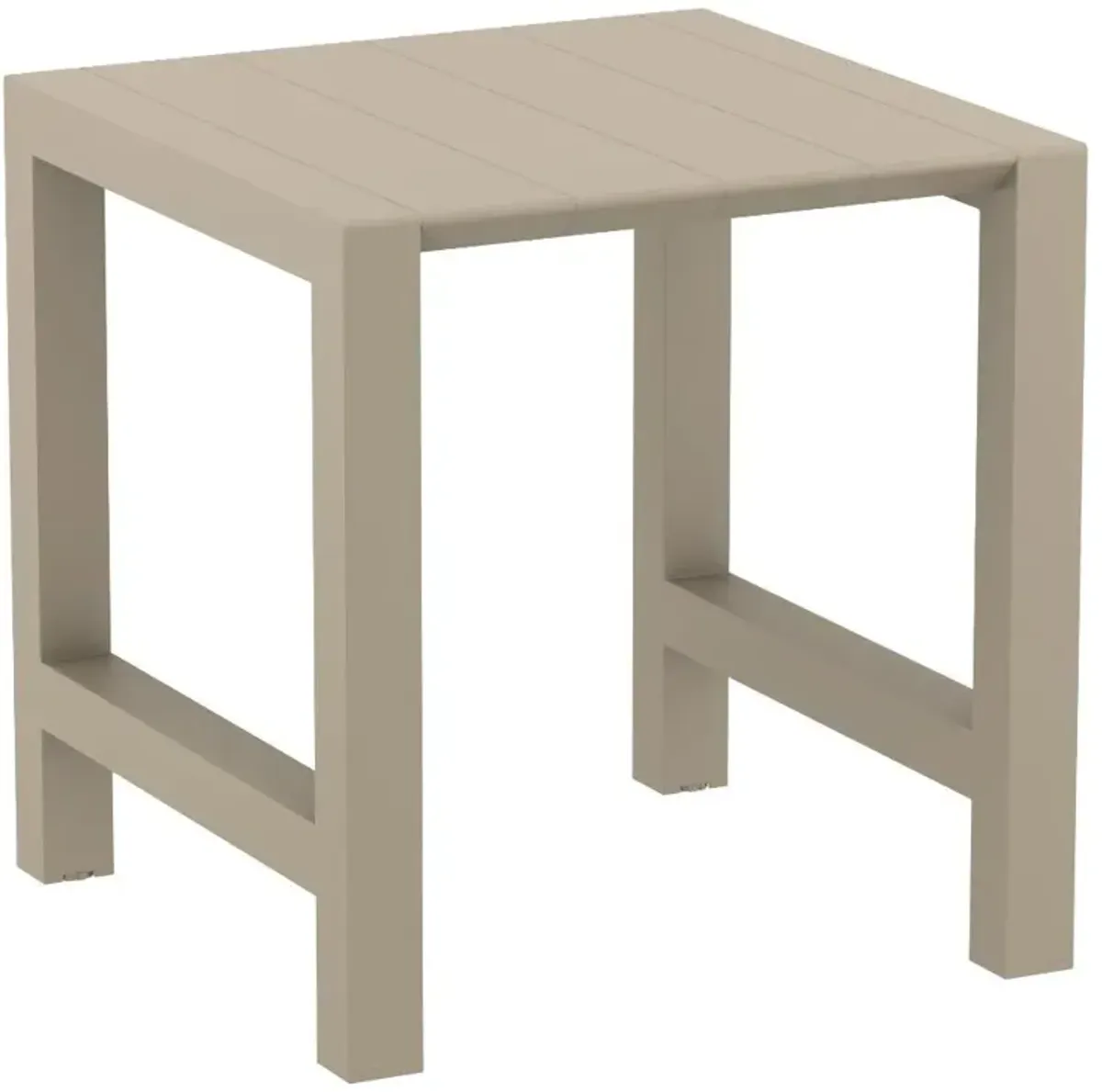 Compamia Vegas Bar Side Table in Taupe