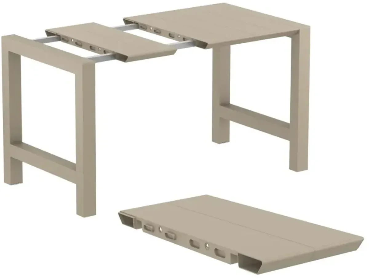 Compamia Vegas Bar Side Table in Taupe