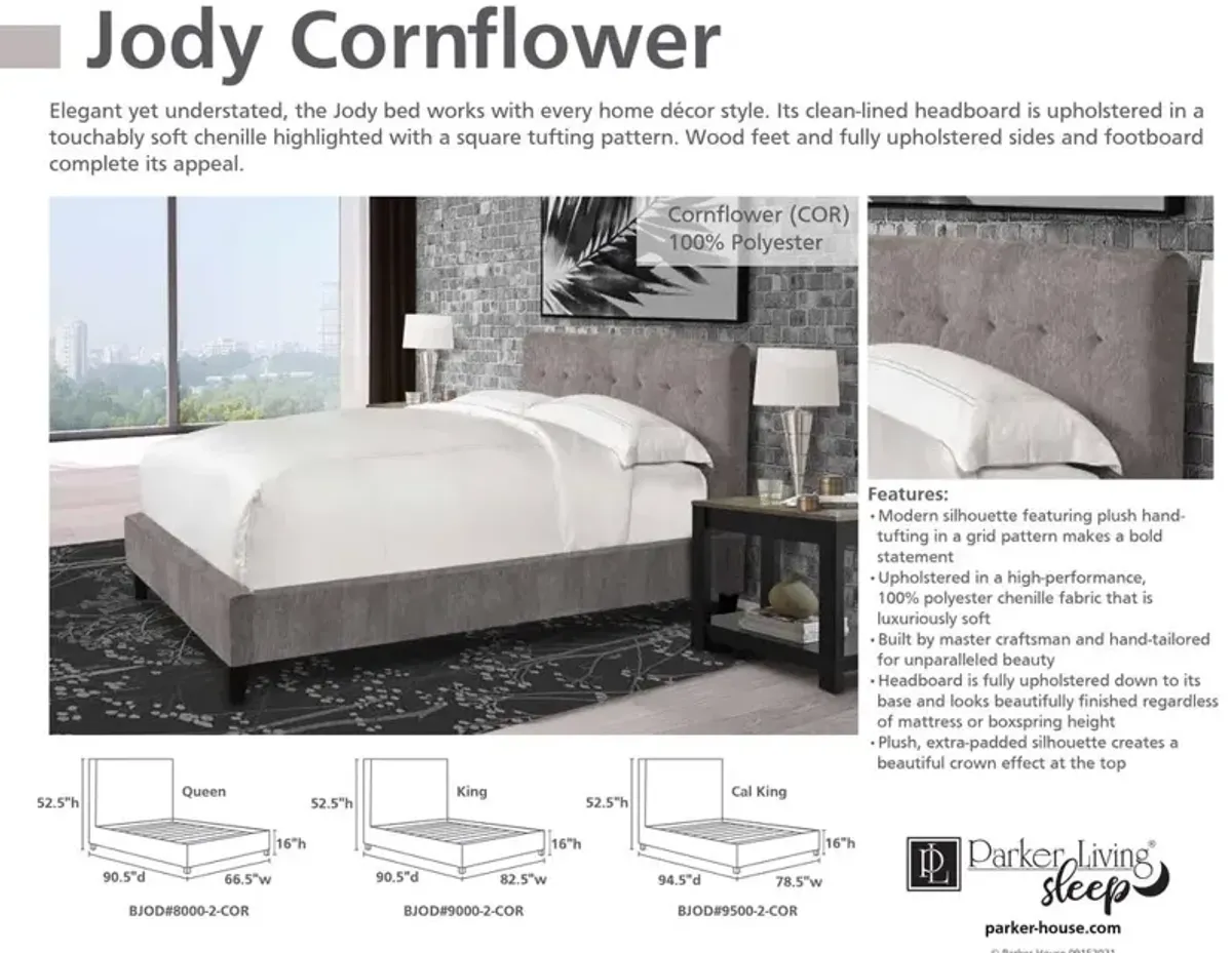 Parker House Jody Collection Cornflower Grey King Headboard