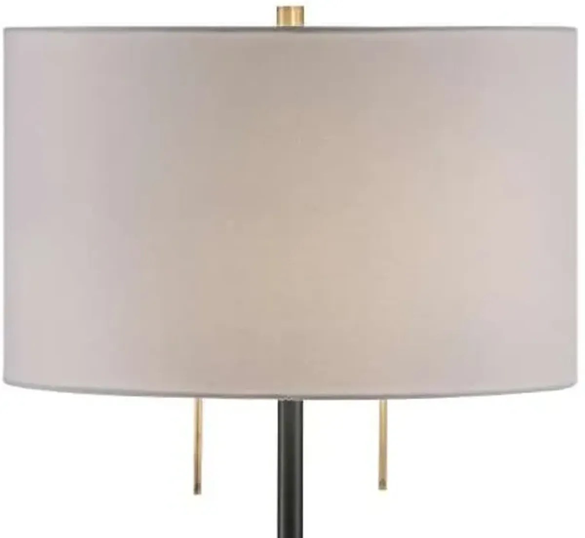 Crestview Veda Gunmetal Table Lamp