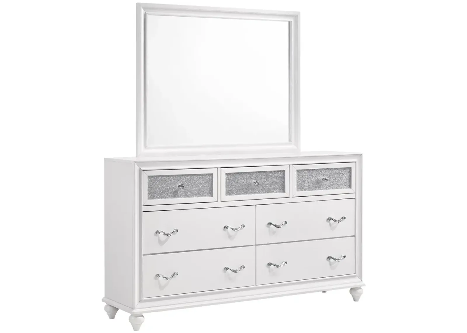 Coaster Barzini 7-Drawer Dresser White