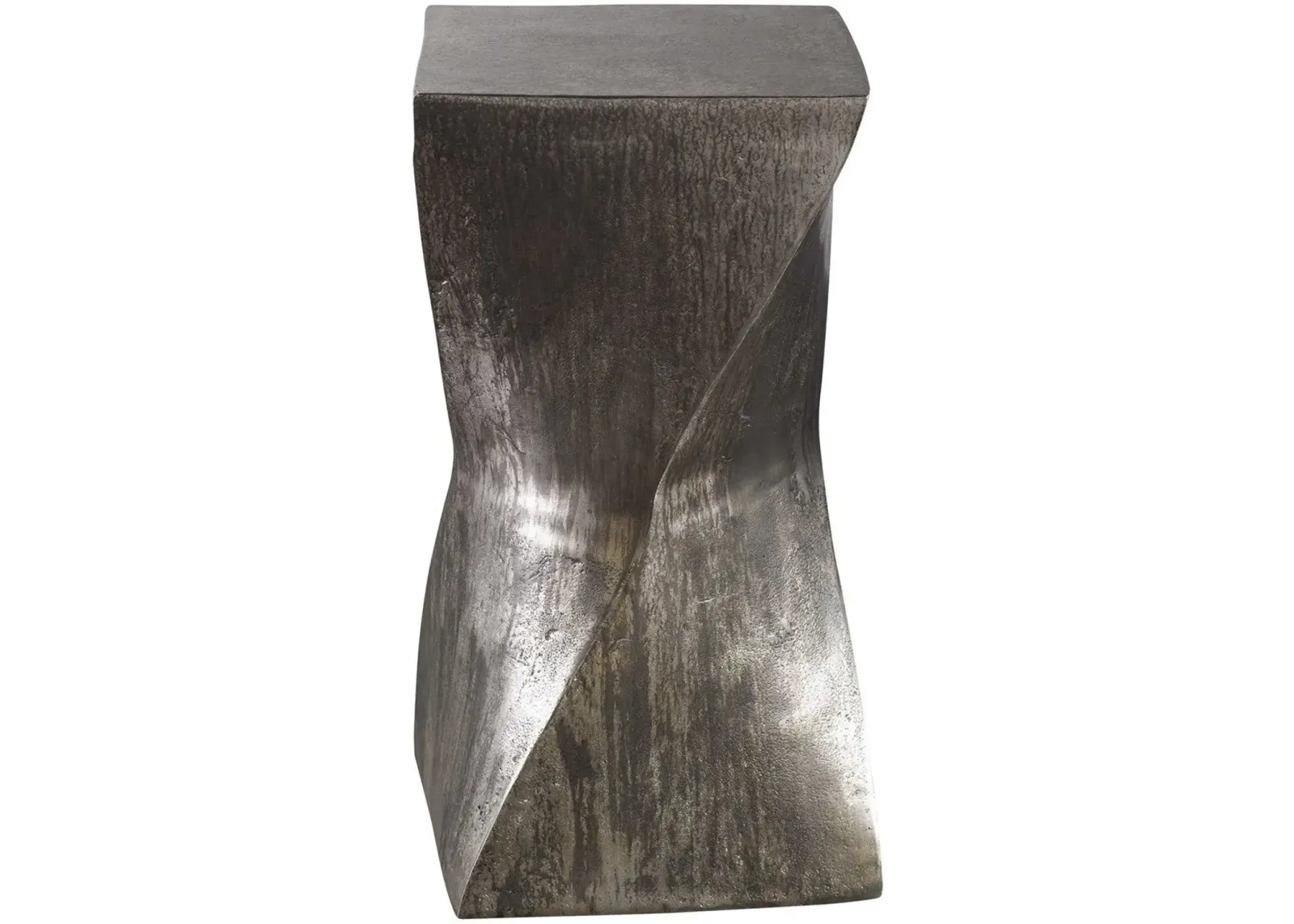 Uttermost Euphrates Silver Accent Table