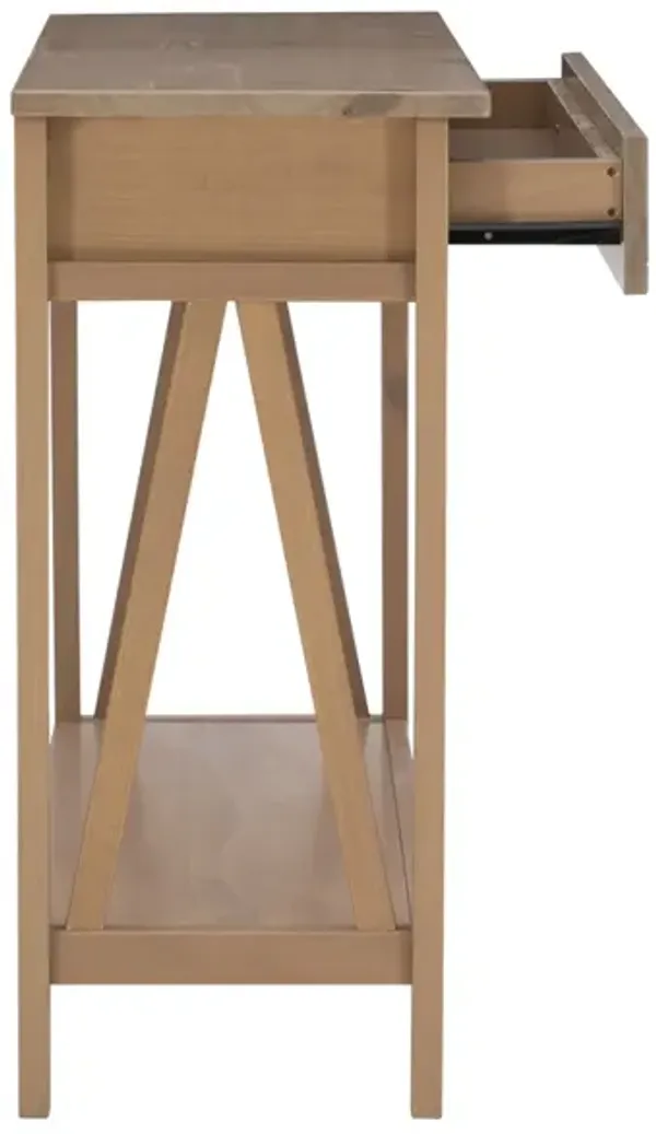 Linon Titian Driftwood Console Table
