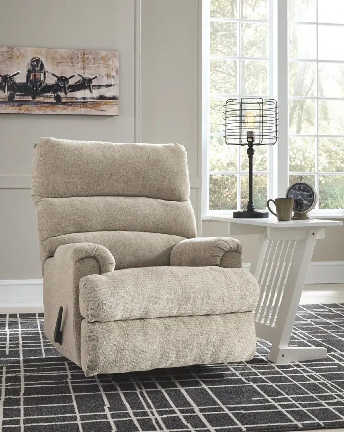 Ashley Man Fort Dusk Rocker Recliner