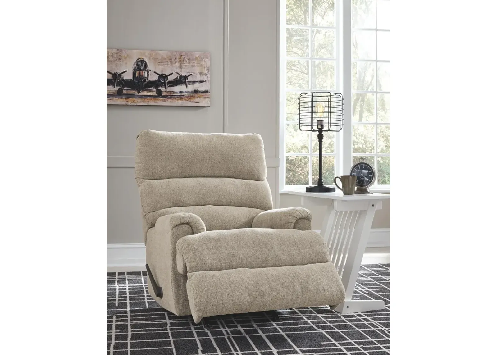 Ashley Man Fort Dusk Rocker Recliner