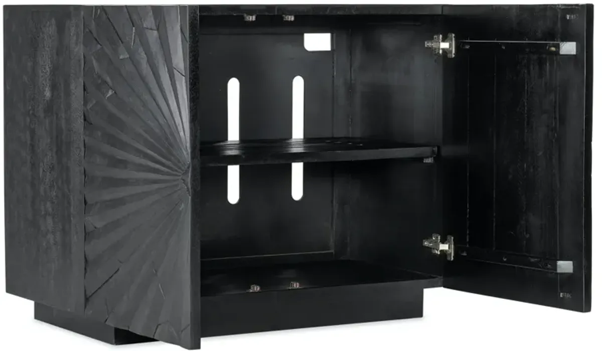 Hooker Furniture Commerce & Market 2-Door Starburst Black Accent Chest